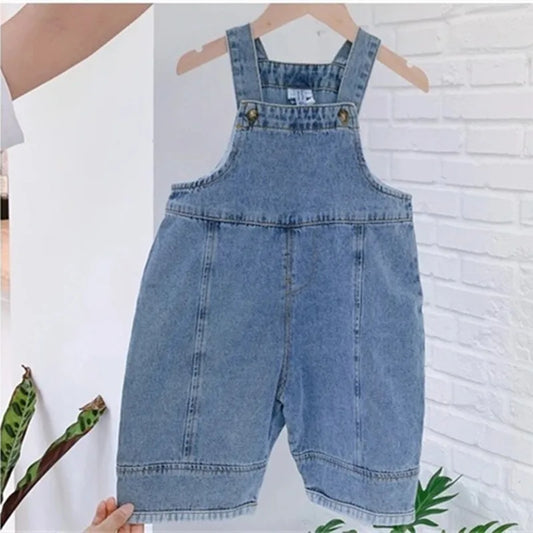 Loose Denim Overalls For Boys & Girls