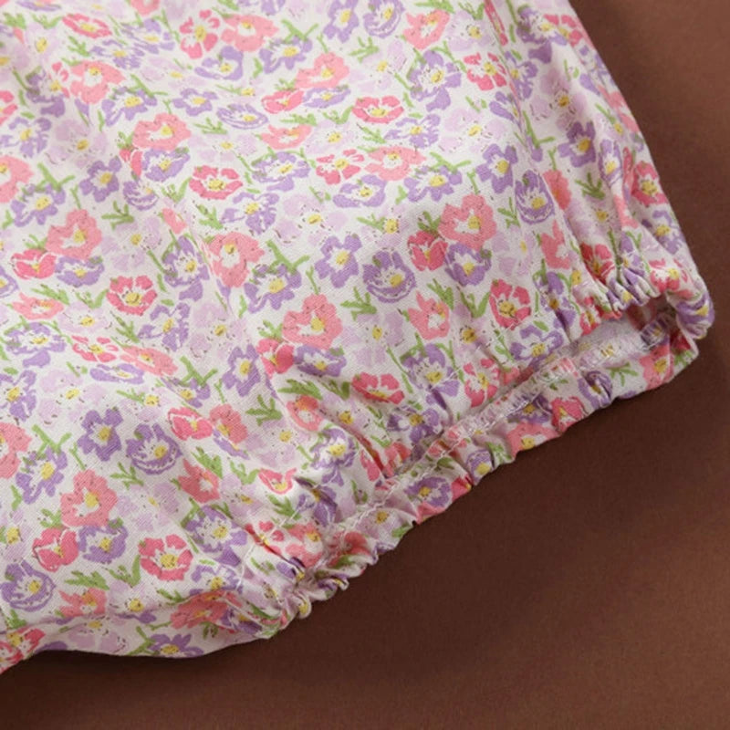 Girls' Shorts Cotton Linen Pants Diaper Covers Bloomers