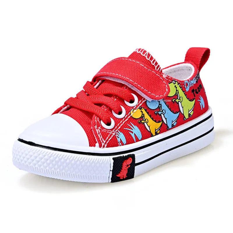 Canvas Dinosaur Shoes