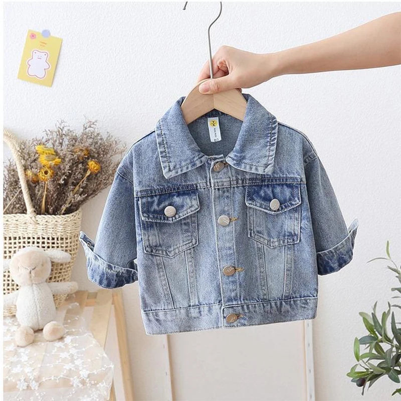 Daisy Denim Jacket For Girls