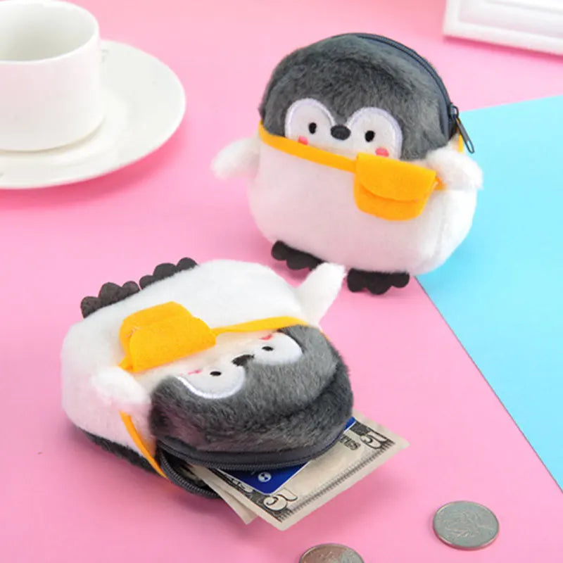 Penguin Plush Coin Purse