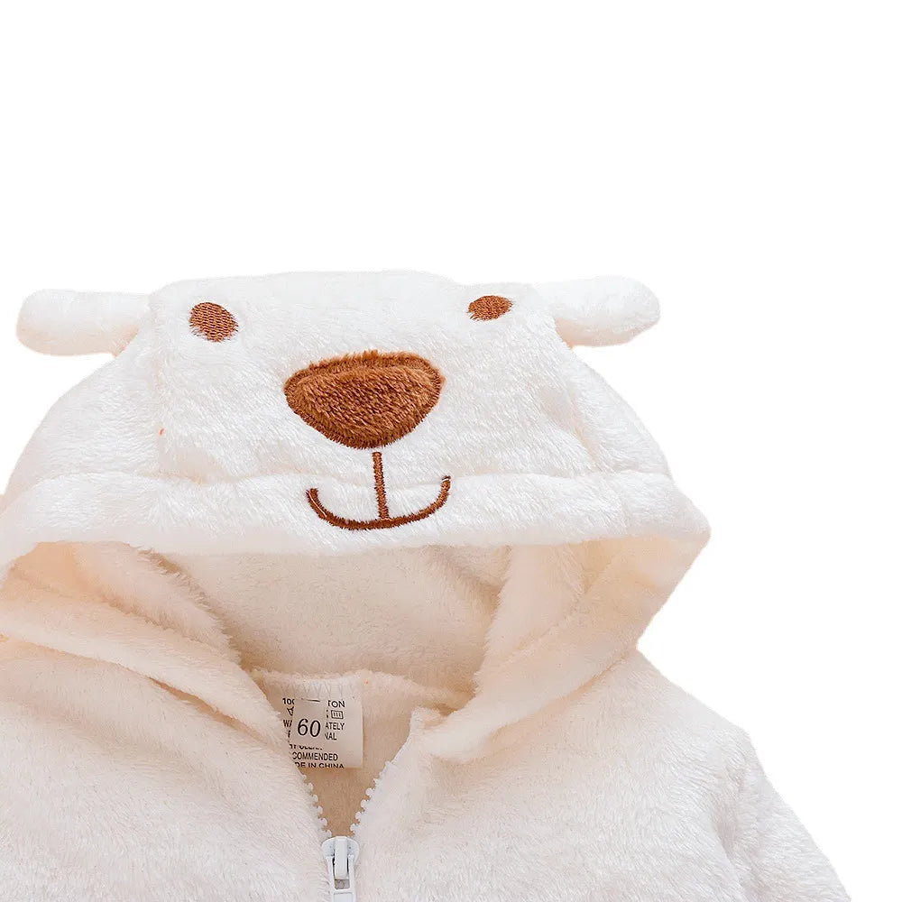 Kids Bear Hooded Romper