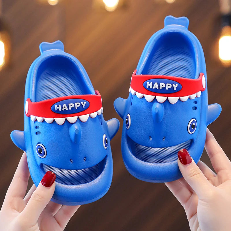 Summer Shark Slippers For Boys & Girls