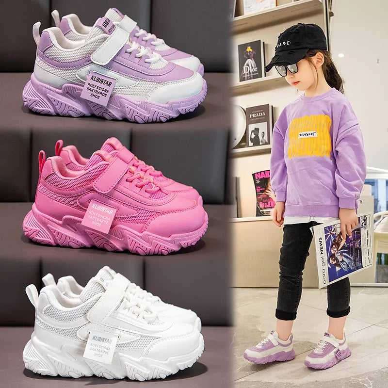 Girls Air Breathable Fashion Sneakers