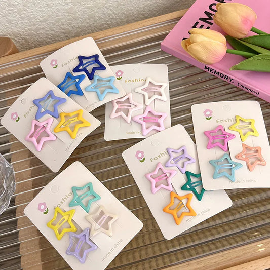 Colorful Stars Hair Clips