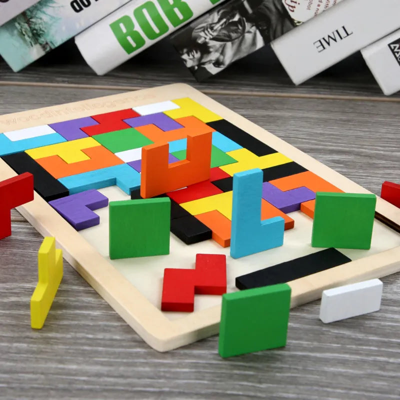 Colorful 3D Wooden Puzzle