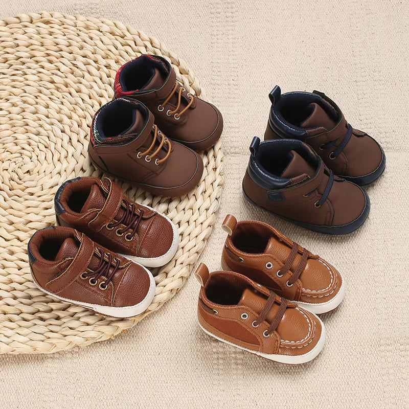 Super Cute Brown Baby Shoes