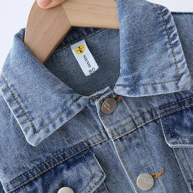 Daisy Denim Jacket For Girls