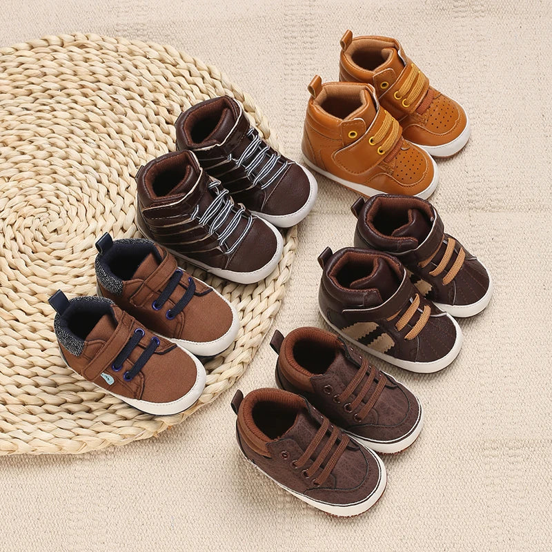 Super Cute Brown Baby Shoes